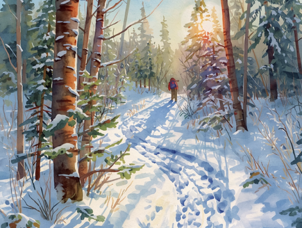 Sentiers de randonnée et de raquette