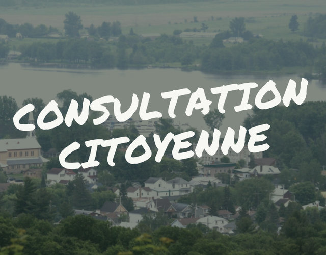 Révision du plan d'urbanisme - Consultation citoyenne