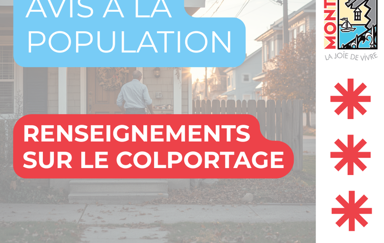 Avis à la population - Colportage et vente à domicile