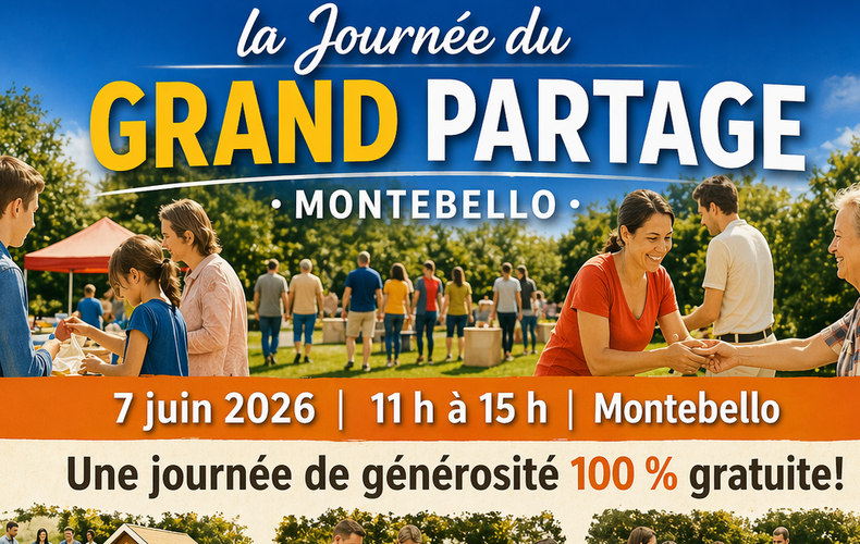 Projet citoyen 🌿 La Journée du Grand Partage - Montebello 🌿