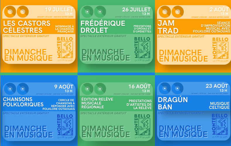 Les Dimanches en musique sont de retour!