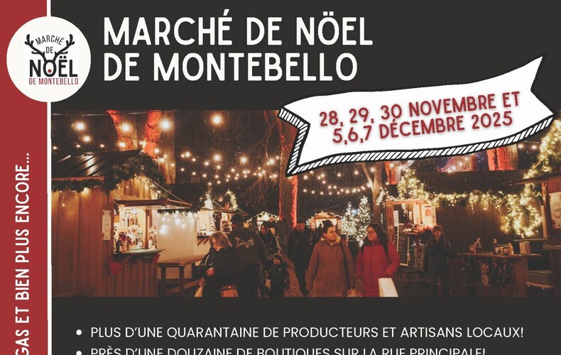 Le Marché de Noël de Montebello revient en grand pour une 5e édition!